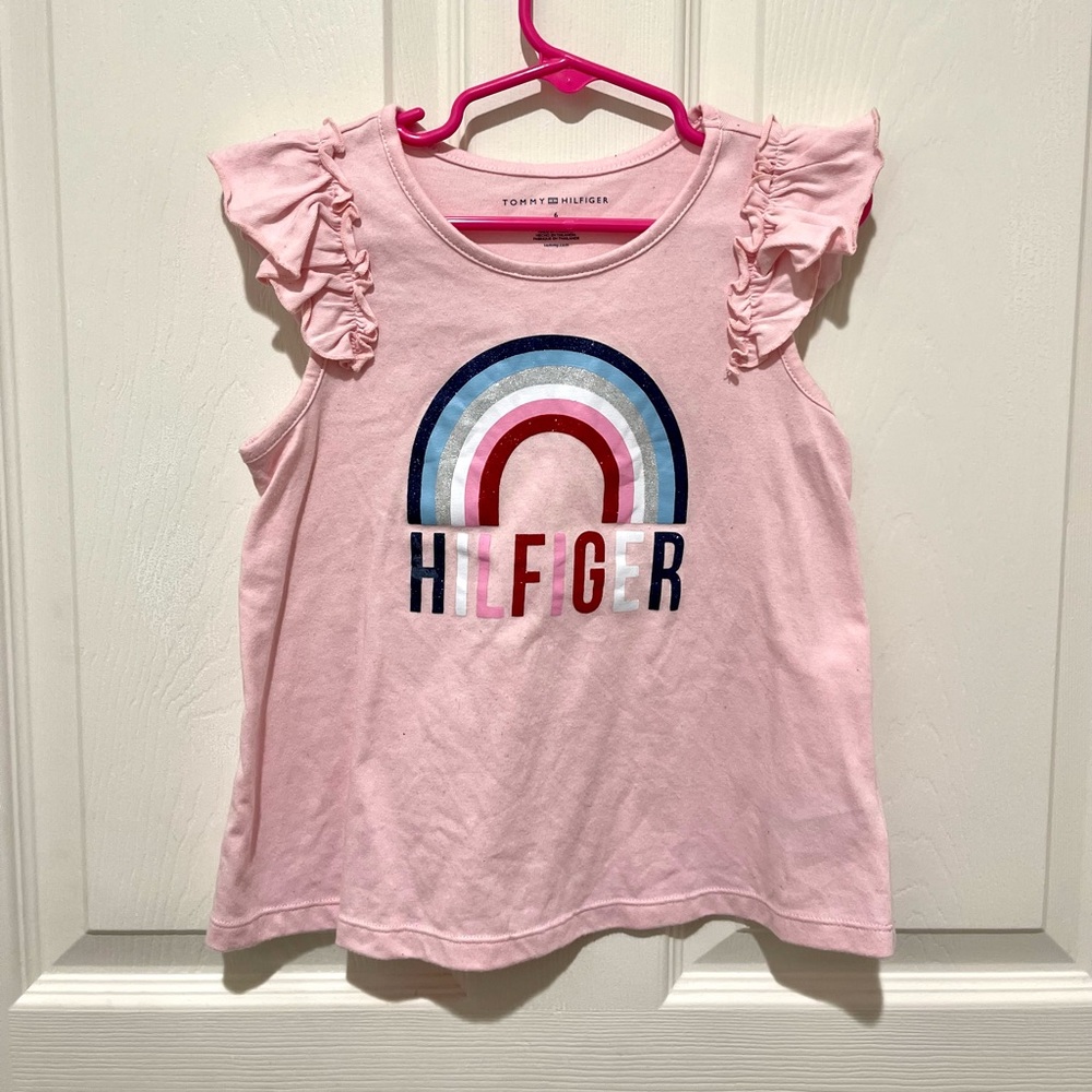 Tommy Hilfiger Pink Ruffle TankTop